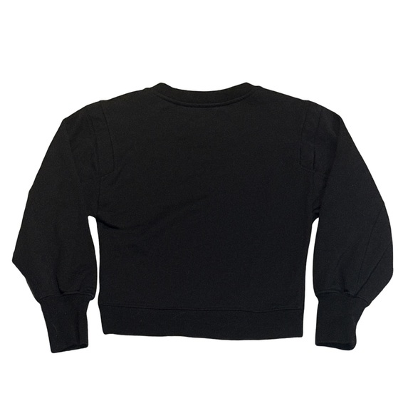 DIESEL women's black v-neck crewneck sweater, copyright design, size small. - Picture 3 of 3